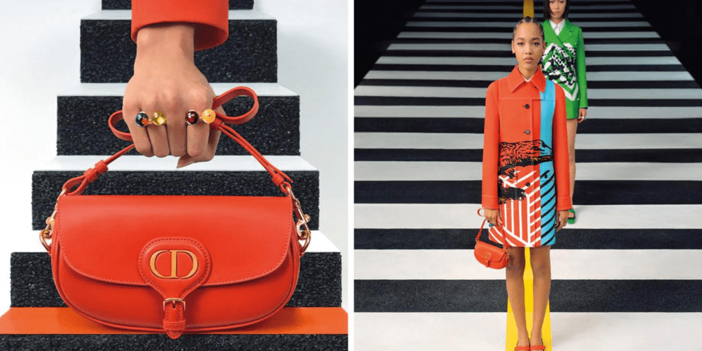 Models in Dior spring-summer 2022 ready-to-wear collection