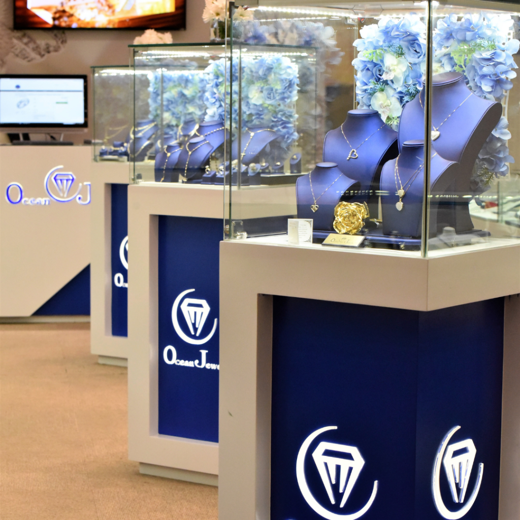 Ocean Jewels displayed collection