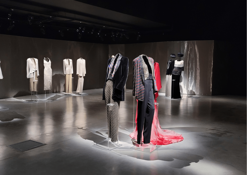 Clothes displayed at Armani/Silos.