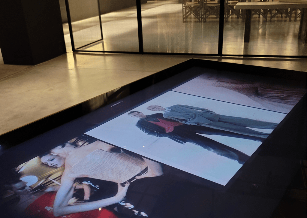 Armani/Silos Digital Archive project displayed at the museum.