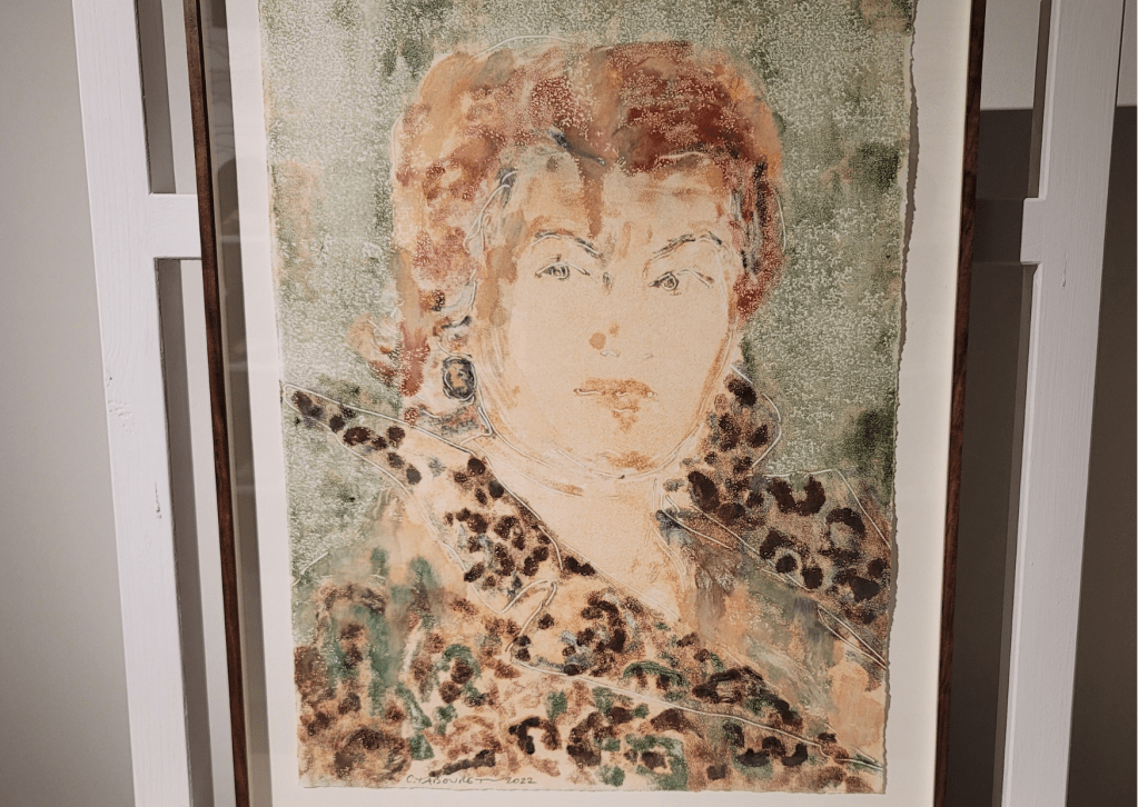 Painting inside the Museo Salvatore Ferragamo.