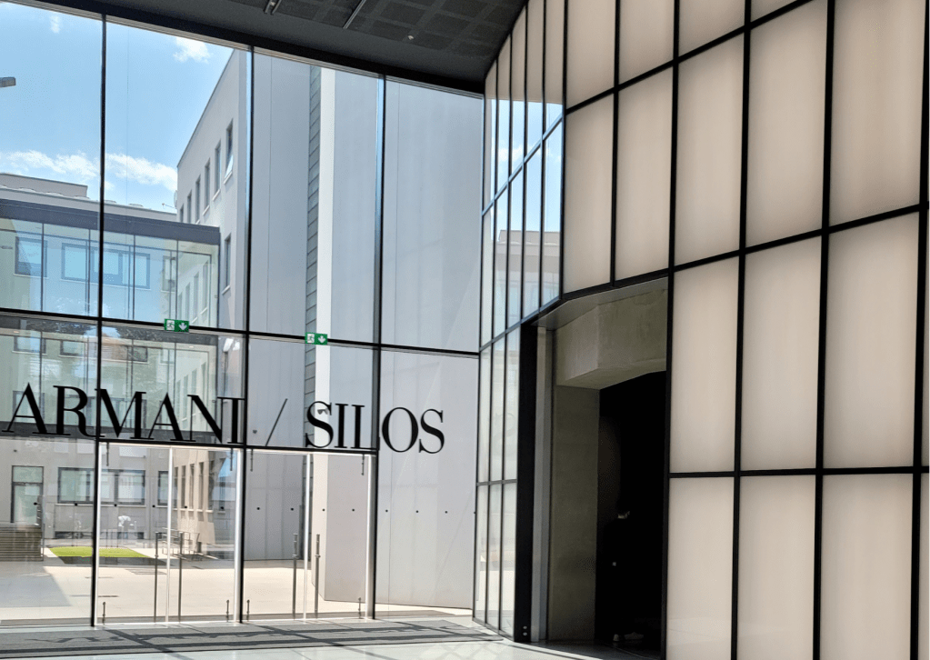 Armani/Silos door main entrance.