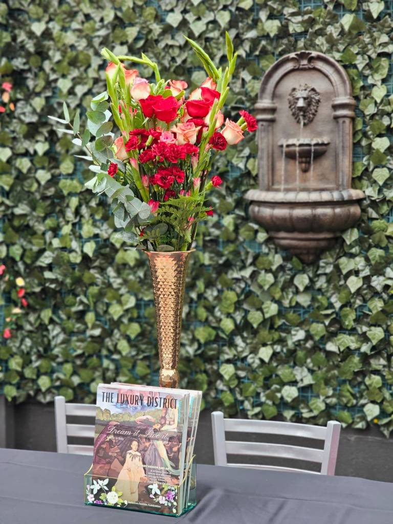 The Luxury District Magazine 2nd Issue was displayed