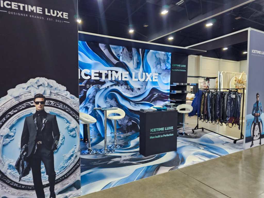 Icetime Luxe Booth at the Grand Strand Bridal Expo