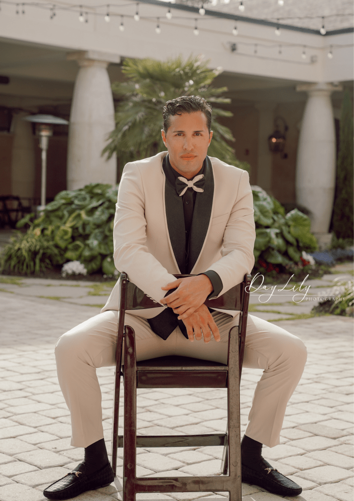 Icetime Luxe pose for a wedding photo shoot.